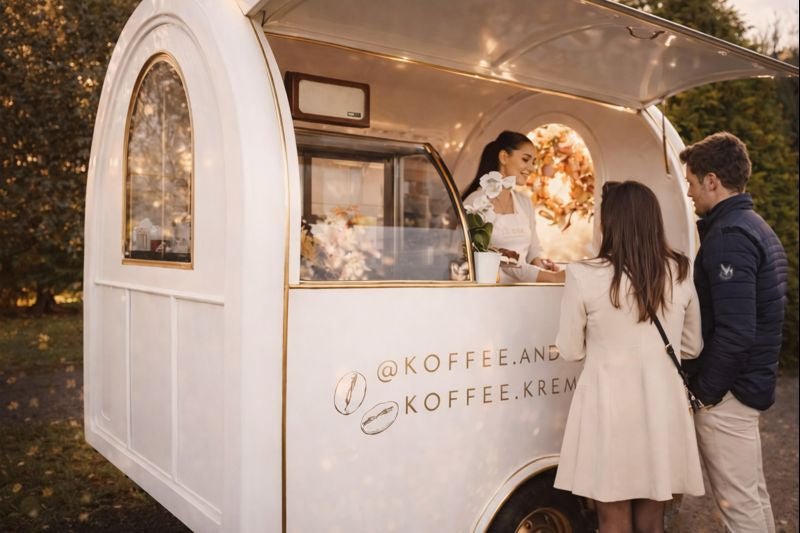 Corporate Event Gelato Cart Hire - Koffee & Kream Ltd