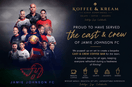 Mobile Coffee Cart Hire for  Corporate Events: Koffee & Kream Behind the Scenes with Jamie Johnson FC - Koffee & Kream Ltd